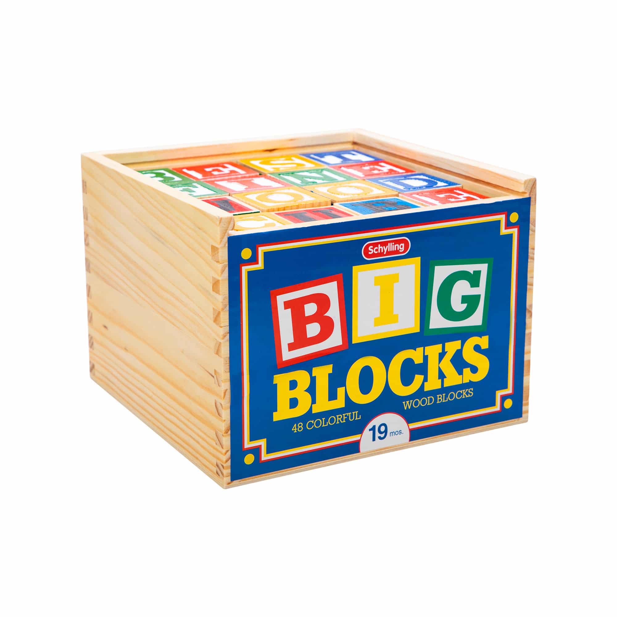 Large Abc Wood Blocks